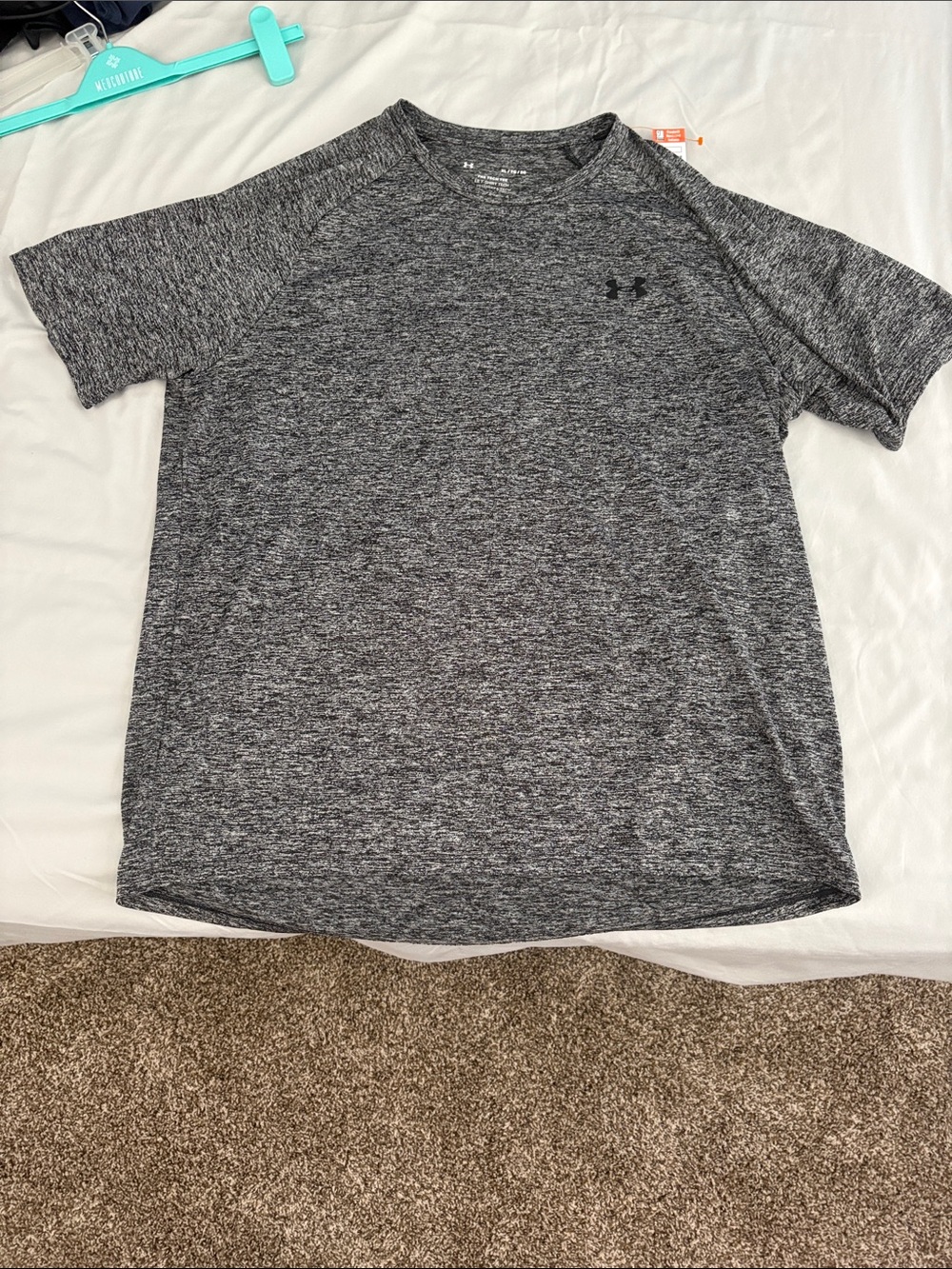 Under Armour Men's Dark Heather Gray Short Sleeve Performance Tee